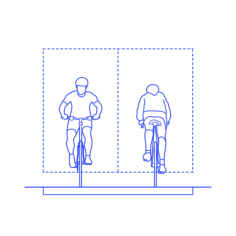 Layouts Bicycle Paths Outline Drawing Svg Vector, Free Vectors File